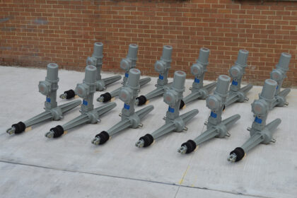 Sulphur Plant Sliding Gate Actuators